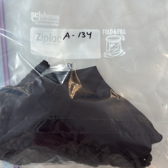 Moda International Black Halter Top Braided‎ Adjustable Neck Tie Sexy Medium EUC - Picture 8 of 8